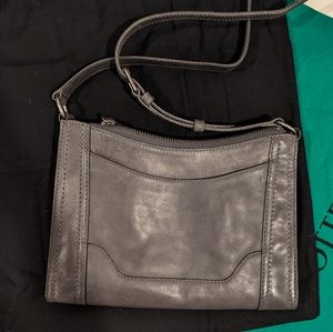 Frye Melissa Zip Crossbody Bag in Carbon